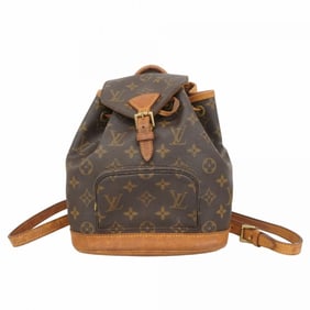 Louis Vuitton Monogram Mini Montsouris Backpack/Daypack M51137 Brown Women's