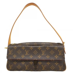 Louis Vuitton Monogram Viva Cite MM Shoulder Bag M51164 Brown Women's