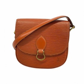 Louis Vuitton Epi Mini Saint-Cloud Shoulder Bag M52213 Kenya Brown Women's
