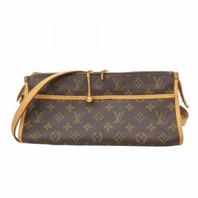 Louis Vuitton Monogram Popincourron Shoulder Bag M40008 Brown Women's