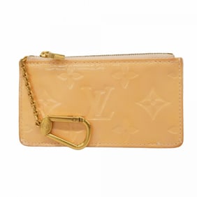 Louis Vuitton Vernis Pochette Cle Wallet/Coin Case M91326 Marshmallow Pink Women's