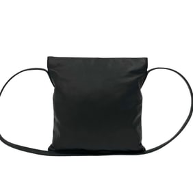 LOEWE Vintage Anagram Logo Nappa Leather Shoulder Bag/Sacoche/Pochette Black 36-10