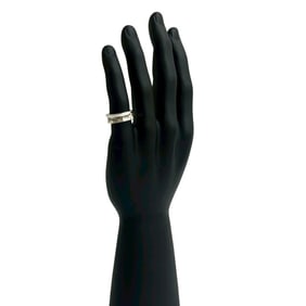 TIFFANY & Co. Tiffany Narrow Ring, 925 Sterling Silver, Size 14, 60556