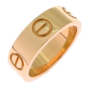 Cartier #49 Love Women's Ring, 750 Yellow Gold, Size 9