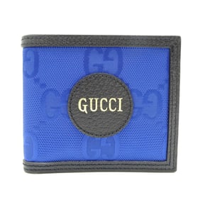 Gucci Off the Grid Men's Bifold Wallet 625574 Nylon Blue
