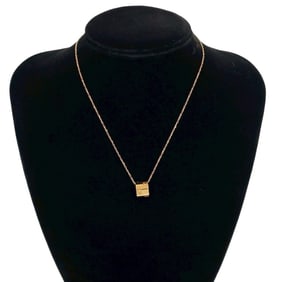 GUCCI GG Icon Necklace in 18K Yellow Gold, Pendant/Choker, 1028b