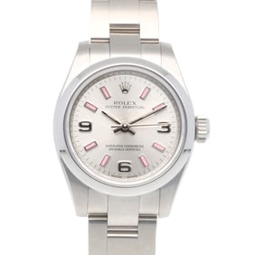 Rolex Oyster Perpetual Watch, Stainless Steel, 176200, Automatic, Women's, Rolex, Random Pink Bar,