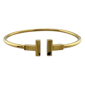 Tiffany T-Wire Bangle, 18K, Women's, TIFFANY & Co.