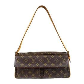 Louis Vuitton Viva Cite MM Monogram Shoulder Bag in Canvas, M51164, Brown, Women's, LOUIS VUITTON