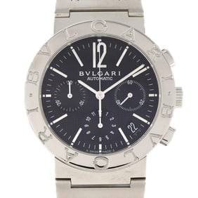 Bvlgari Chronograph BB38SSCH BB38BSSDCH AT SS Automatic Watch