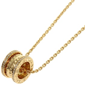 BVLGARI B-zero1 Rock Diamond Necklace in 18K Yellow Gold for Women