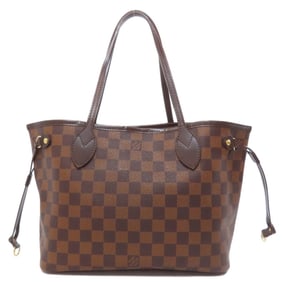 Louis Vuitton N51109 Neverfull PM Tote Bag in Damier Canvas for Women