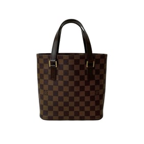 LOUIS VUITTON Vintage Vavin PM Damier Leather Handbag/Mini Tote Bag, Brown, 294-4