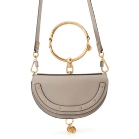 Chloé Chloe Nile Minaudière Leather Handbag CHC17US302H5H 2-way