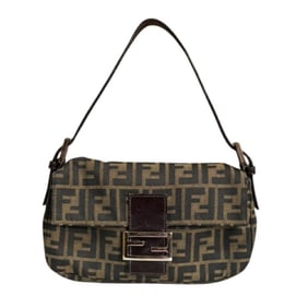 Fendi Mamma Bucket Zucca Handbag in Canvas, 26424, Brown, Women's