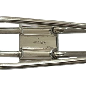 HERMES Cadena Motif Money Clip, 925 Sterling Silver, 40799