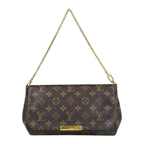 Louis Vuitton Favorite MM Monogram Canvas Handbag M40718 Brown Women's LOUIS VUITTON