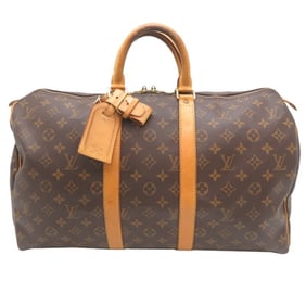 Louis Vuitton Keepall 45 Boston Bag for Women and Men, M41428, Monogram Brown