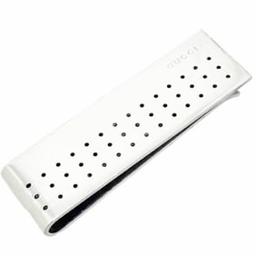 Gucci Money Clip, Perforated, Bill 925 Sterling Silver, GUCCI Men's, AYN-15531