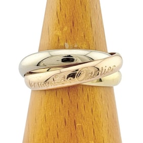 Cartier Trinity Ring, Size 17, 18K, Women's, CARTIER