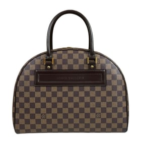 Louis Vuitton Nolita Damier Handbag, Canvas N41455, Brown, Women's, LOUIS VUITTON
