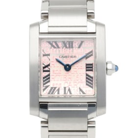 Cartier Tank Française SM Watch, Stainless Steel 2384 Quartz, Women's, Limited Edition (2,500