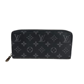 Louis Vuitton Zippy Horizontal Monogram Eclipse Long Wallet M11611 Men's LOUIS VUITTON