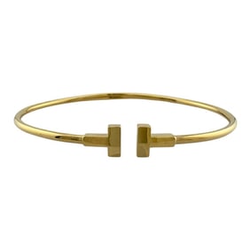 Tiffany T-Wire Bangle, 18K, Women's, TIFFANY & Co.