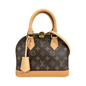 Louis Vuitton Alma BB Monogram Shoulder Bag, M53152, Brown, Women's, LOUIS VUITTON, 2-Way