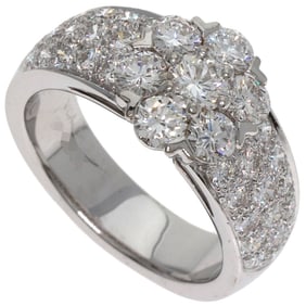 Van Cleef & Arpels Fleurette Diamond Ring in 18K White Gold for Women