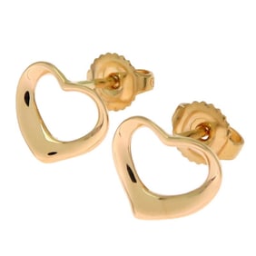 Tiffany Heart Women's Earrings in 750 Yellow Gold