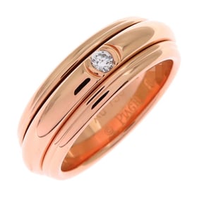 Piaget #50 Possession 1P Diamond Women's Ring in 750 Pink Gold, Size 10