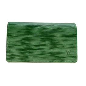 Louis Vuitton Porte-Monnaie-Bie Tresor Women's and Men's Bifold Wallet M63504 Epi Leather Borneo