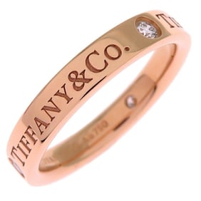Tiffany Flat Band Women's Ring, 18K Pink Gold, Size 6.5