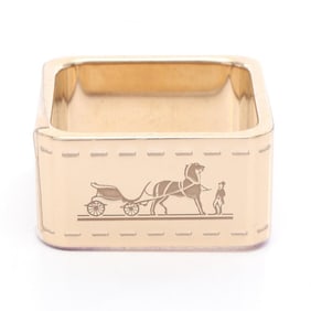 Hermes Hermès Bordeaux 90 Scarf Ring, GP, Women's, Gold, H601462S