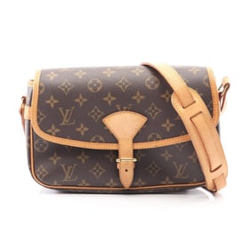 Louis Vuitton Sologne Shoulder Bag, Coated Canvas and Leather, Monogram, Women's, Brown, M42250