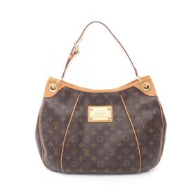 Louis Vuitton Galliera PM Shoulder Bag, Coated Canvas and Leather, Monogram, Women's, Brown, M56382