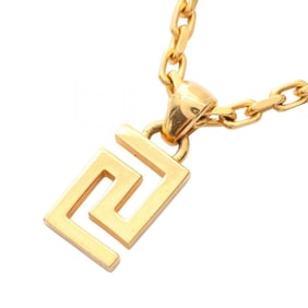 Versace Greca Necklace Jewelry GP (Gold Plated) Men's Gold