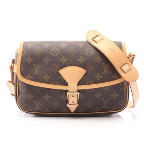 Louis Vuitton Sologne Shoulder Bag, Coated Canvas and Leather, Monogram, Women's, Brown, M42250