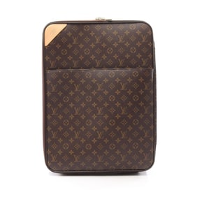 Louis Vuitton Pegasus 55 Carry-On Bag, Coated Canvas and Leather, Monogram, Brown, Men's Women's,