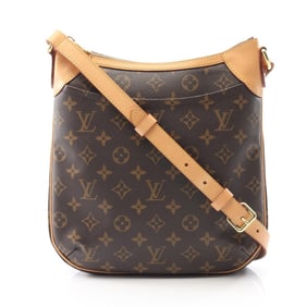 Louis Vuitton Odeon PM Shoulder Bag, Coated Canvas and Leather, Monogram, Women's, Brown, M56390