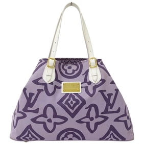 Louis Vuitton Women's Taisienne Tote Bag in GM Canvas, Lilac, M95681, Purple, Large Capacity