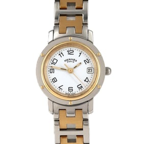 Hermès Clipper Two-tone CL4.220 SSxGP Quartz Watch