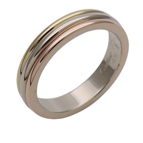 Cartier ring for women, brand name ring, 750YG, 750PG, 750WG, Trinity Vendome, yellow gold, pink