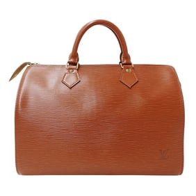 Louis Vuitton LOUIS VUITTON Bag Women's Brand Handbag Epi Leather Speedy 30 Kenya Brown M43003 Mini