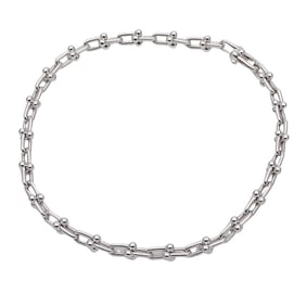 Tiffany TIFFANY & Co. Bracelet Women's Brand SV925 Hardware Micro Link Silver Jewelry