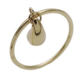 Tiffany TIFFANY & Co. Ring Women's Brand 750YG Elsa Peretti Teardrop Yellow Gold Approx. Size 9