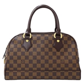 Louis Vuitton Damier Bag Women's Brand Handbag Duomo N60008 Brown