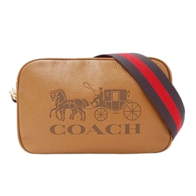 Coach COACH bag ladies brand shoulder leather brown 75818 crossbody