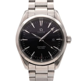 OMEGA Seamaster Aqua Terra 2517 50 Men's Watch with Date Display, Black Quartz Movement